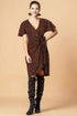 Cameo Dress - Mocha Fierce